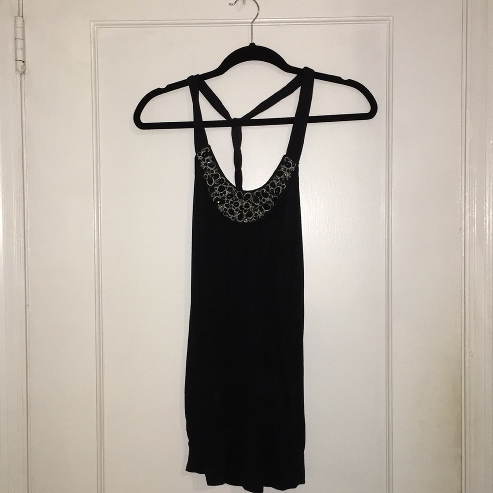 Black top w/ jeweled detailing